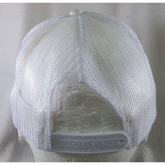 Rare Radio Shack Crypto Center White Mesh Trucker Hat Vintage Promo Cap - Picture 3 of 6